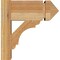 Ekena Millwork Olympic Arts & Crafts Rough Sawn Outlooker, Western Red Cedar, 6"W x 12"D x 12"H OUT06X12X12OLY03RWR - alternate 3